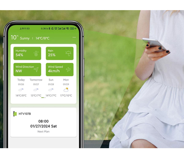 Rainpoint Sterownik nawadniania 1-strefowy z aplikacją - 1540767 - zdjęcie 3